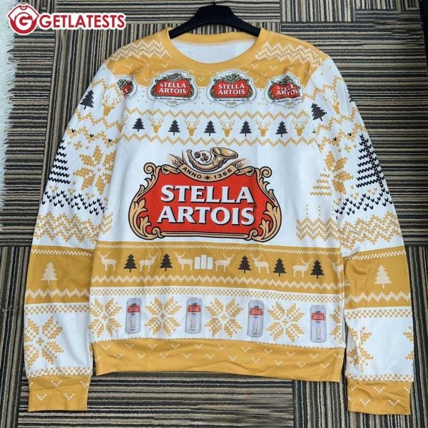 Stella Artois Beer Ugly Christmas Sweater (2)