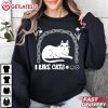 I Like Cats Cat Lovers T Shirt (1)