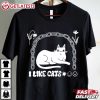 I Like Cats Cat Lovers T Shirt (2)