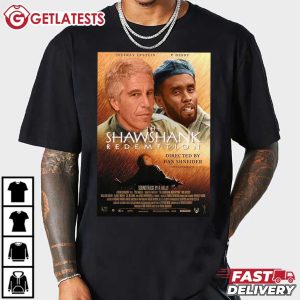 The Shawshank Redemption Jeffrey Epstein P Diddy Meme T Shirt (3)