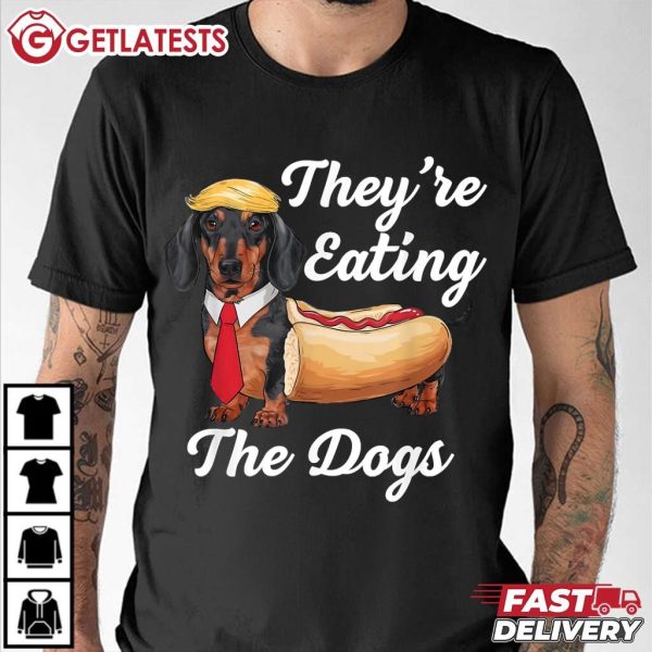 They Are Eating The Dogs Donald Trump T Shirt (2)