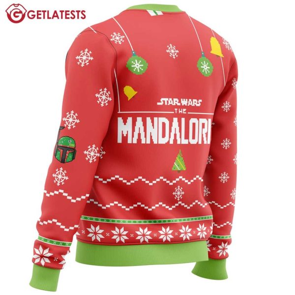 Baby Yoda Star Wars The Mandalorian Christmas Ugly Sweater (2)