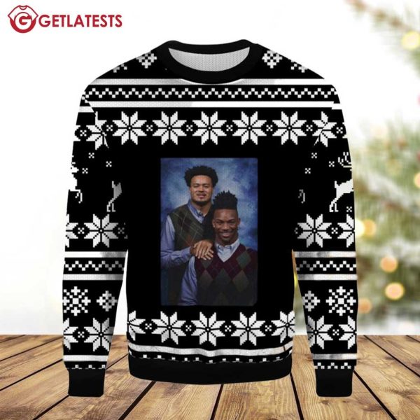 Bijan Robinson Tyler Allgeier Atlanta Falcons Step Brothers Ugly Sweater