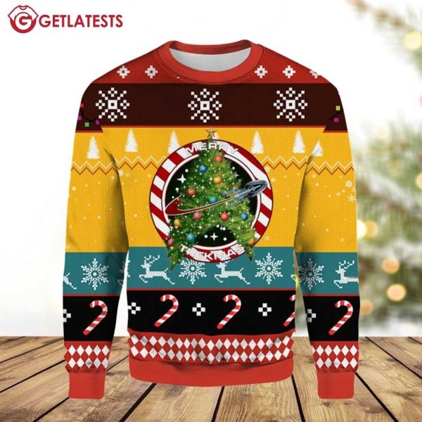 Merry Trekmas Ugly Christmas Sweater