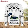 Seattle Seahawks Snoopy Ugly Christmas Sweater