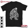 Bigfoot Sasquatch Skeleton Halloween T Shirt (2)