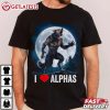 Cringe Werewolf Wolf Meme I Heart Alphas I Love Alphas Funny T Shirt (1)