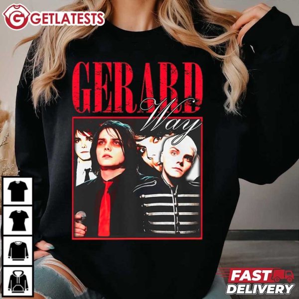 Gerard Way Vintage Retro Graphic Music T Shirt (1)