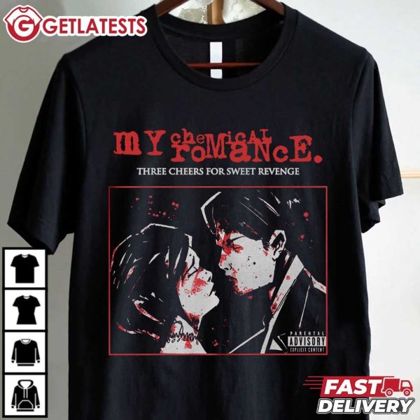 My Chemical Romance Three Cheers For Sweet Revenge Music T Shirt (2)