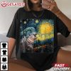 Moo Deng Starry Night Van Gogh Funny Moo Deng Meme T Shirt (1)