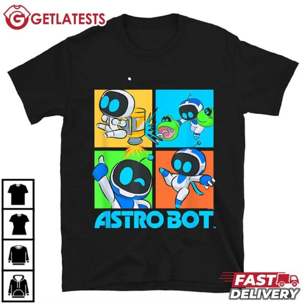 Astro Bot Playstation Rescue Mission Fighting Pose T Shirt (2)