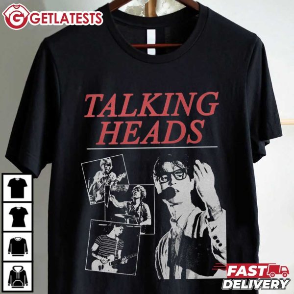 Talking Heads Rock Band Vintage Graphic T Shirt (2)