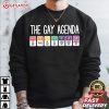 The Gay Agenda LGBTQ Pride Rainbow T Shirt (1)