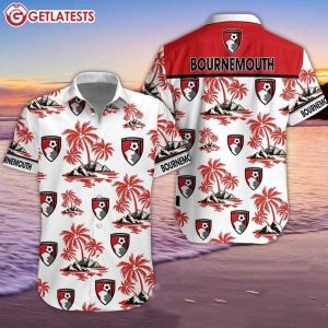 AFC Bournemouth Palm Tree Summer Hawaiian Shirt And Shorts (2)