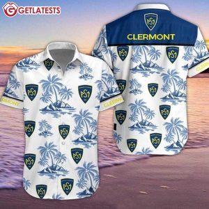 Asm Clermont Auvergne Football Summer Hawaiian Shirt And Shorts (1)