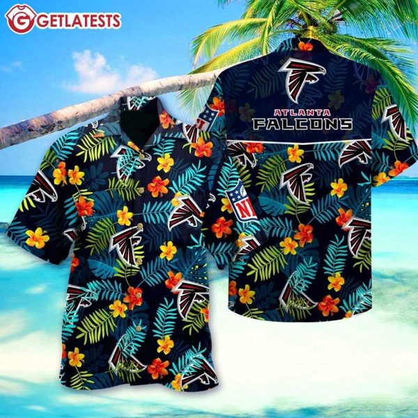 Atlanta Falcons NFL Tropical Beach Summer Hawaiian Shirt Shorts (2)