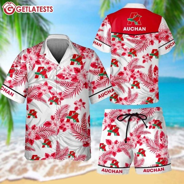 Auchan Summer Hawaiian Shirt And Shorts