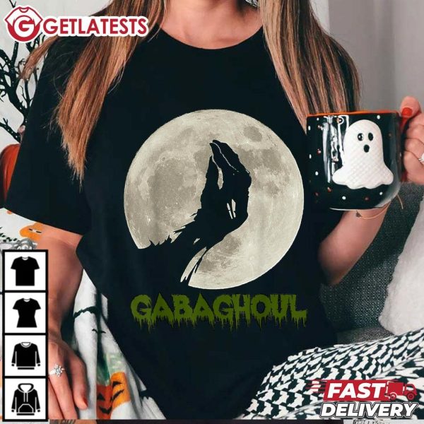 Gabaghoul Funny Hand Moon Halloween T Shirt (2)