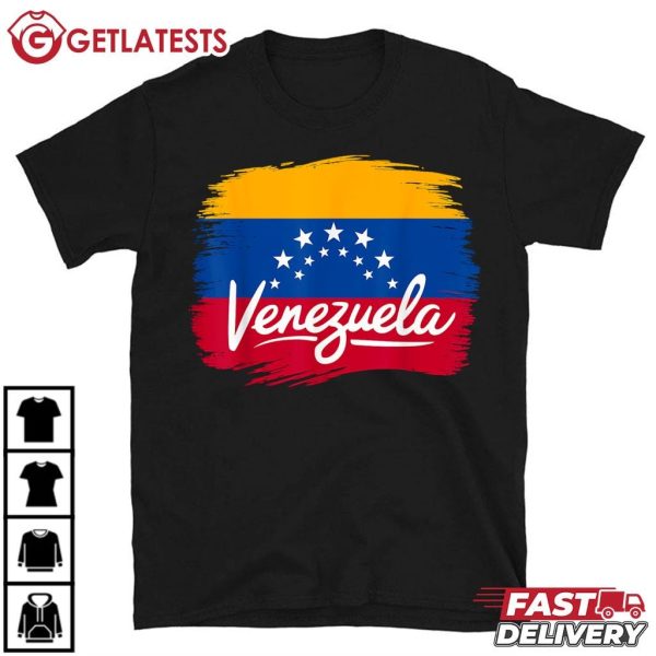 Venezuela Flag Proud American Venezuelan T Shirt (1)