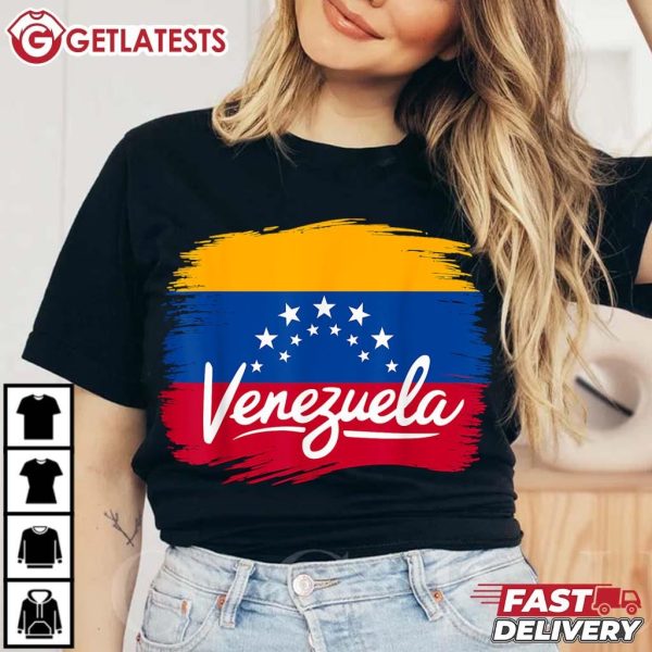 Venezuela Flag Proud American Venezuelan T Shirt (2)