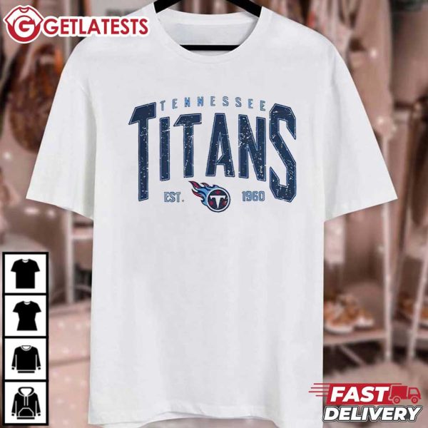 Tennessee Titans Football NFL Graphic Vintage T Shirt 2 (1)