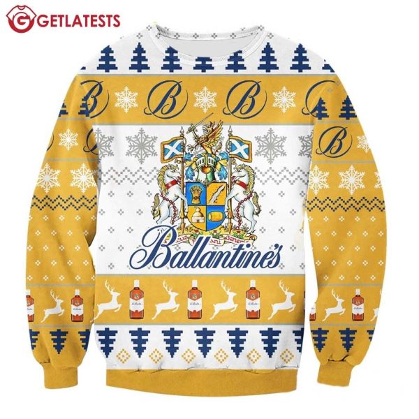 Ballantines Whisky Ugly Christmas Sweater (1)