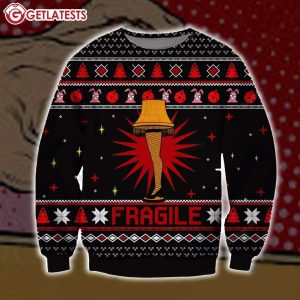 Leg Lamp Fragile A Christmas Story Christmas Ugly Sweater