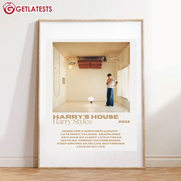 Harry Styles Harry's House Album Music Poster