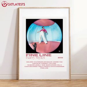 Harry Styles Fine Line Album Music Poster