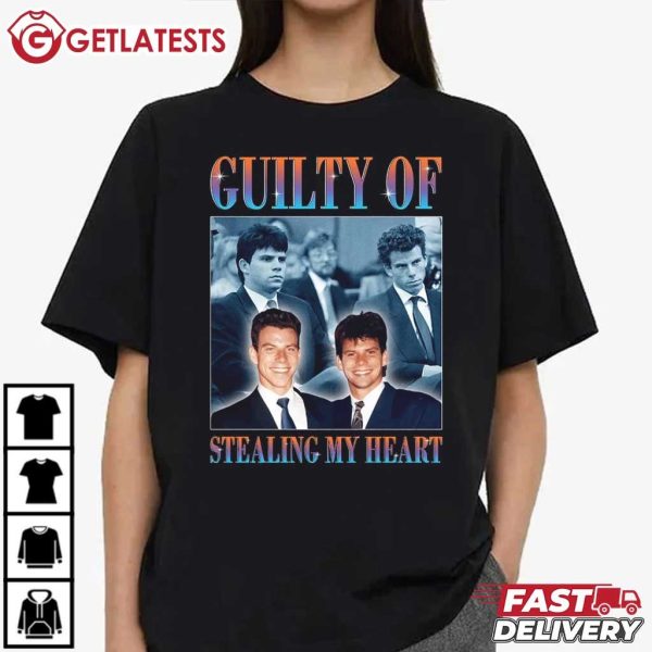 Nicholas Chavez Cooper Koch Guilty Of Stealing My Heart Retro Graphic T Shirt (4)