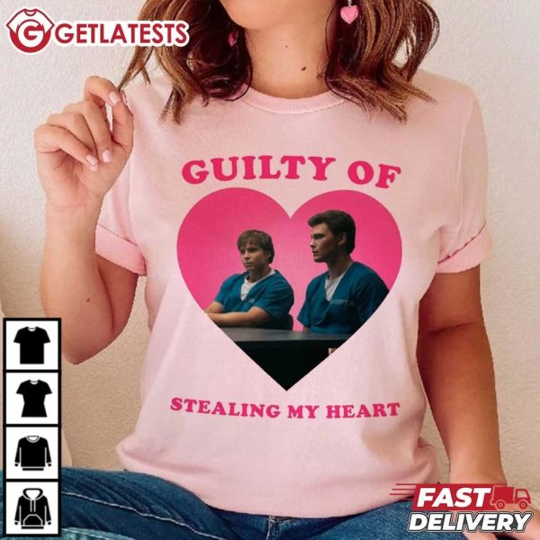 Guilty Of Stealing My Heart Nicholas Chavez Cooper Koch Monsters Movie T Shirt (4)