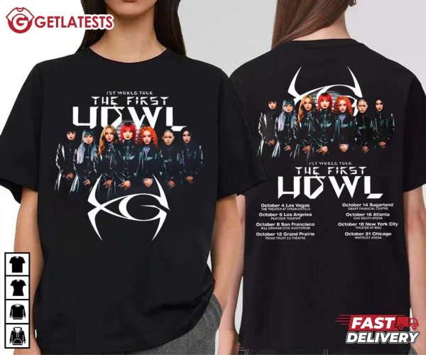 XG 1st World Tour Music The First Howl Music T Shirt (1)