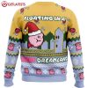 Kirby Floating In A Kirby Dream Land Ugly Christmas Sweater (2)