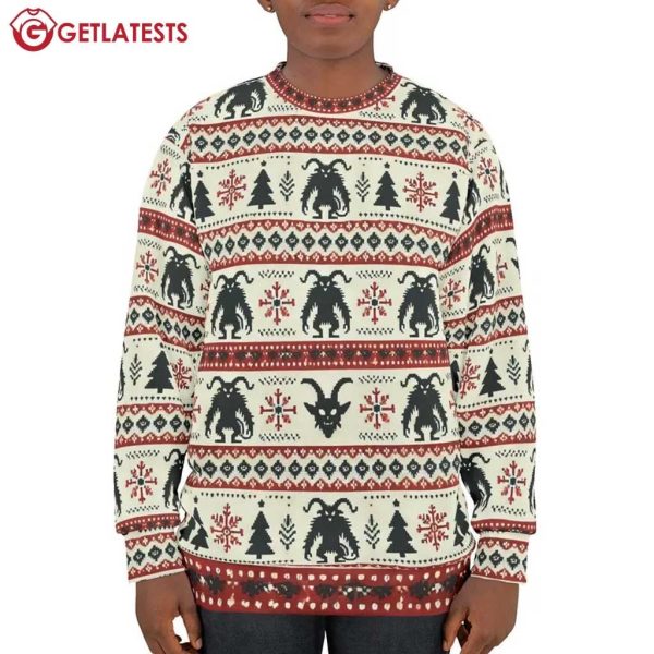 Krampus Monster Ugly Christmas Sweater (2)