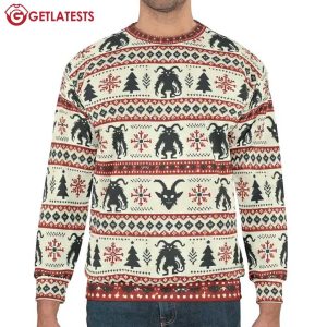 Krampus Monster Ugly Christmas Sweater (3)