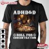 ADHD&D Roll For Concentration Cat Lovers Gaming T Shirt (3)