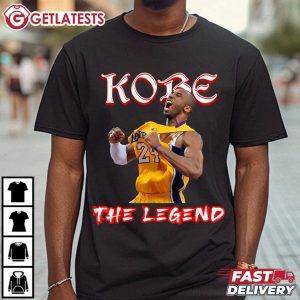 Kobe Bryant The Legend NBA Basketball Retro Graphic T Shirt (3)