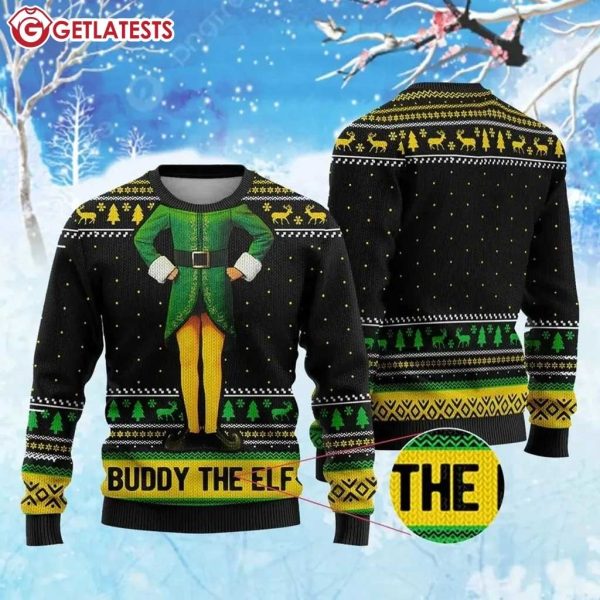 Buddy The Elf Son Of A Nutcracker Costume Elf Ugly Christmas Sweater