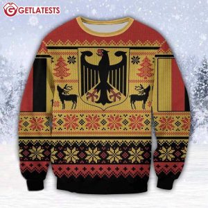 German Eagle German Coat of Arms Germany Ugly Christmas Sweater