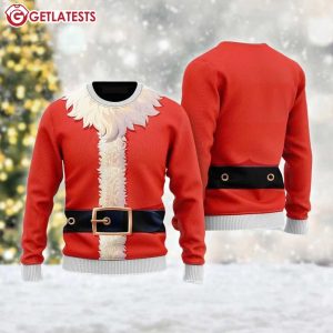 Santa Claus Cosplay Ugly Christmas Sweater