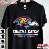 Baltimore Ravens NFL Crucial Catch Intercept Cancer T Shirt (3)