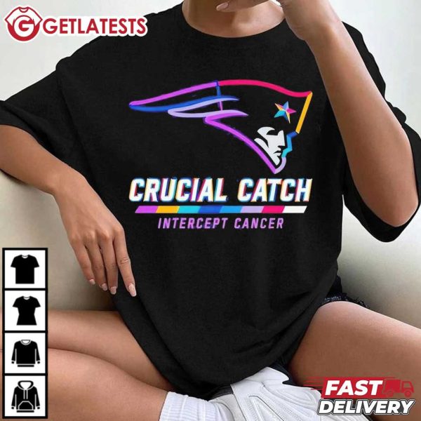 New England Patriots Crucial Catch Intercept Cancer T Shirt (3)