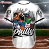 Philadelphia Sport Teams Eagles Phillies Flyers 76ers Baseball Jersey (3)