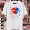 Kansas City Chiefs And Kansas City Royals Hearts T Shirt (2)