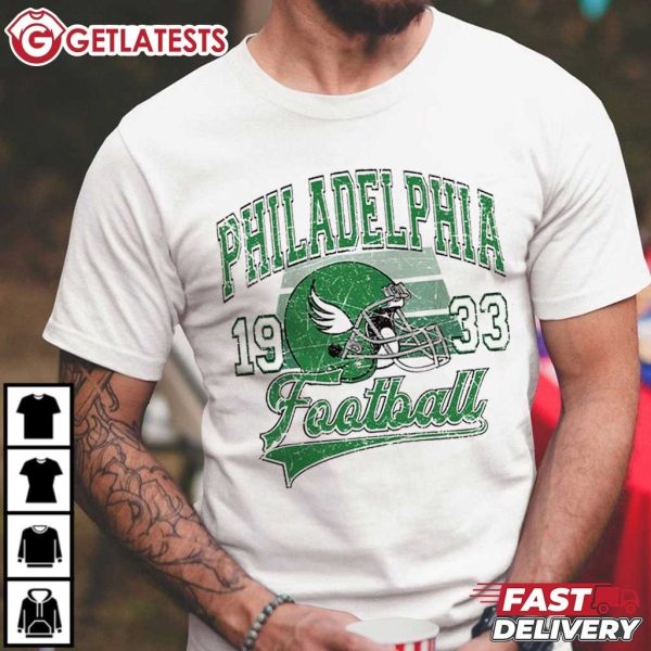 Philadelphia Football 1933 Vintage Graphic T Shirt (2)