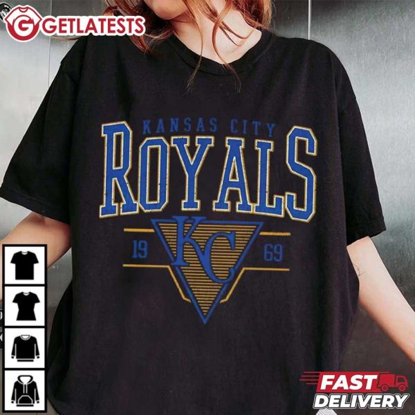 Kansas City Royals KC 1969 Vintage Baseball T Shirt (3)