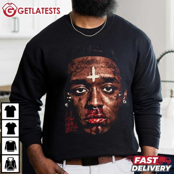 Lil Uzi Vert Face Rapper 90s Music T Shirt (1)