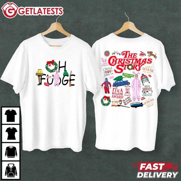 Oh Fudge The Christmas Story A Christmas Story Movie T Shirt (2)