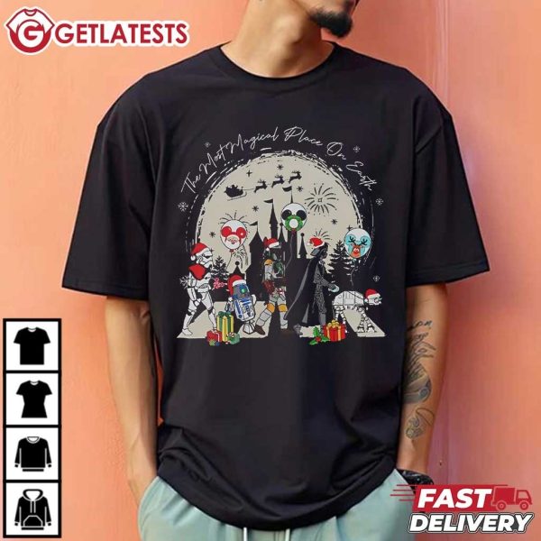 Star Wars The Most Magical Place On Earth Abbey Road Christmas T Shirt (4)