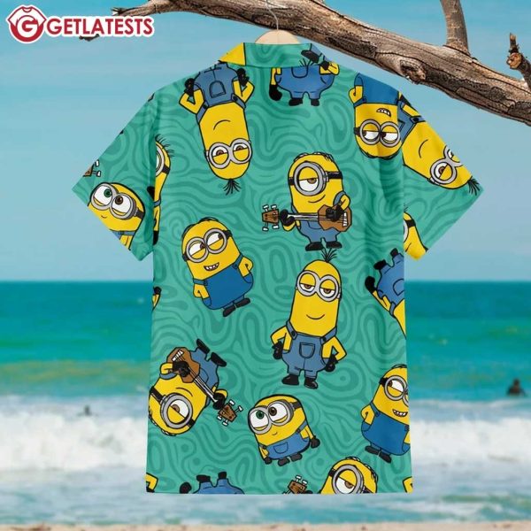 Guitar Minions Despicable Me Hawaiian Shirt (2)